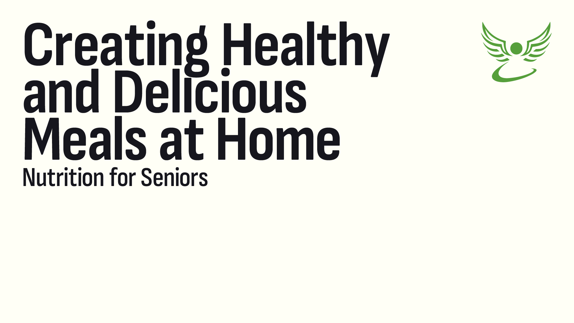 Nutrition for seniors