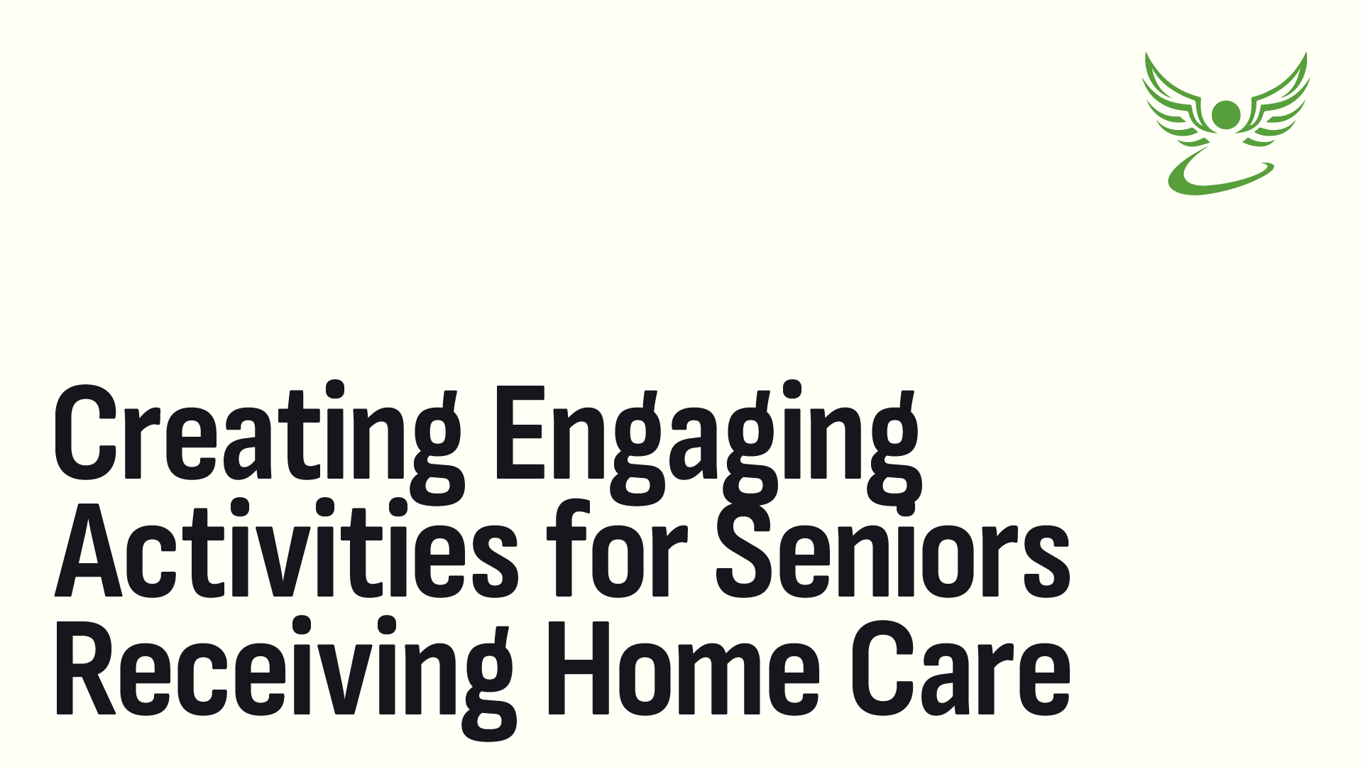 activities for seniors home care